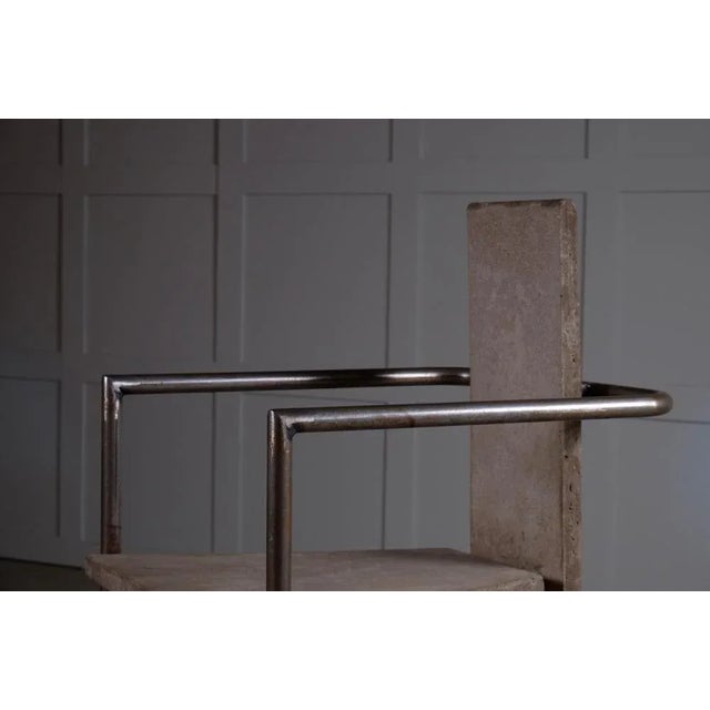 1980s Concrete Chair by Jonas Bohlin for Källemo, Sweden, 1980s For Sale - Image 5 of 12