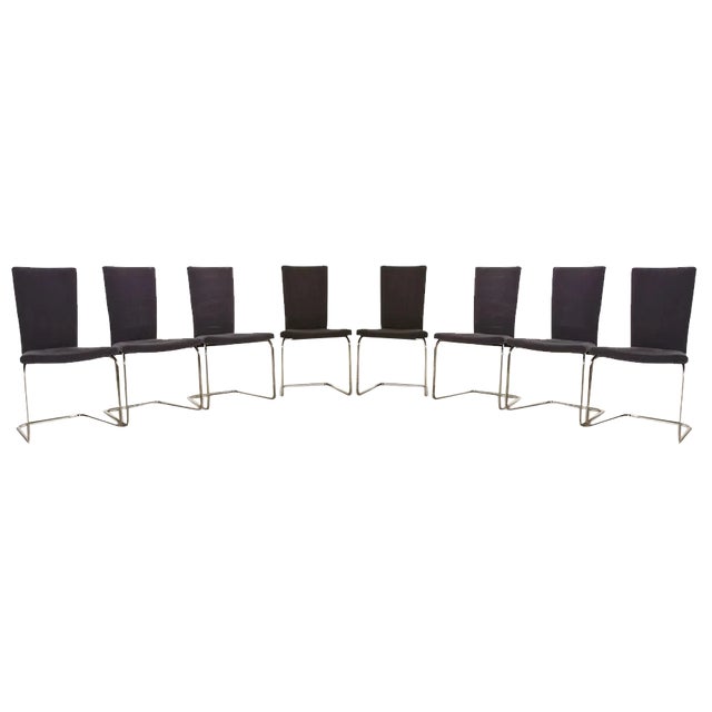 B20 Fabric Cantilever Chairs from Tecta, Set of 8 For Sale
