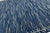 Contemporary Handmade Oceanic Blue Wave Kilim Wool Area Rug Luxury Flat-Weave For Sale - Image 4 of 12