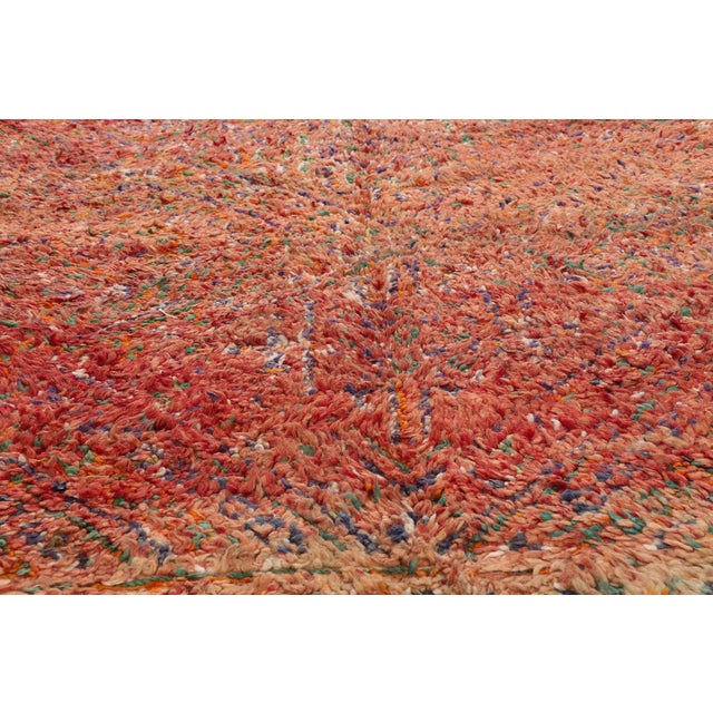 Berber Tribes of Morocco Vintage Beni M'Guild Moroccan Rug, 06'04 X 11'09 For Sale - Image 4 of 10