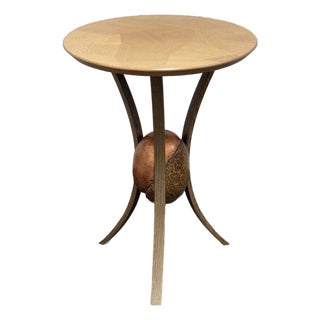 Circa 1992 Buvette De Sphere Side Table, Signed For Sale