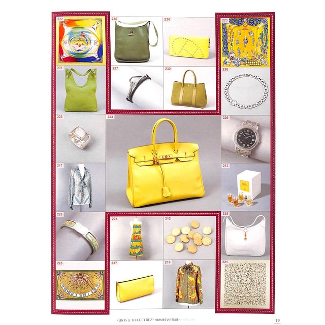 Paper Hermès Paris Vintage Auction Catalog 2016 For Sale - Image 7 of 11