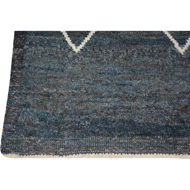 Moroccan Hand Knotted Wool Rug, 9'4"x12" For Sale - Image 4 of 5