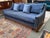 Nathan Anthony Bespoke Slope Arm Sofa, Navy For Sale - Image 10 of 14