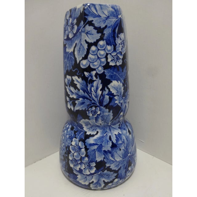 Blue Druva Rörstrand Porcelain Wine "Grape" Vase For Sale - Image 8 of 8