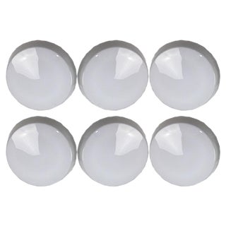 Opal Glass Ceiling or Wall Lamps from RZB Rudolf Zimmermann Bamberg, 1950s, Set of 6 For Sale