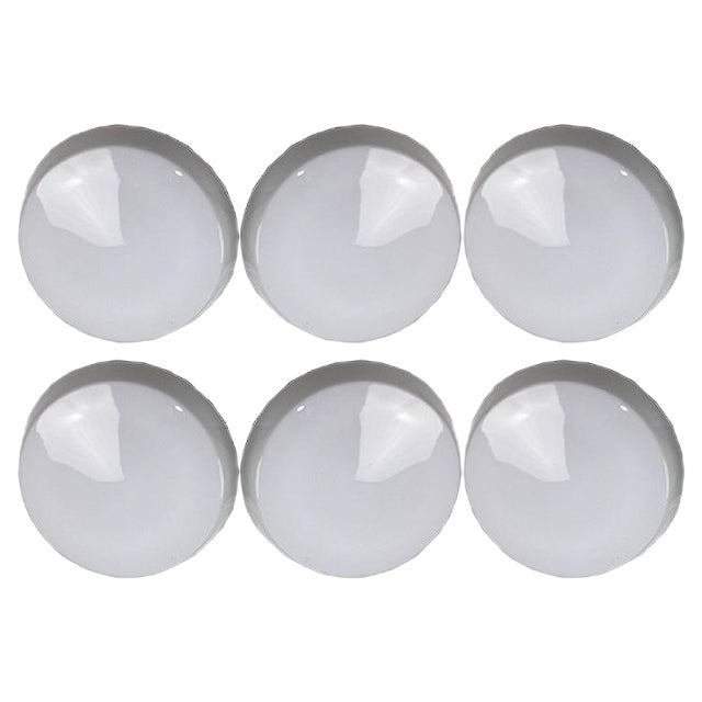 Opal Glass Ceiling or Wall Lamps from RZB Rudolf Zimmermann Bamberg, 1950s, Set of 6 For Sale