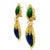 Metal 1970s Spritzer & Fuhrmann French Guilloché Enamel Diamond Earrings, Pair For Sale - Image 7 of 14