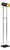 Trombone Floor Lamp from Fog & Mørup, 1960s For Sale