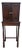 Antique C. 1920 Tudor Revival Walnut Silver / Jewelry / Collector Cabinet For Sale