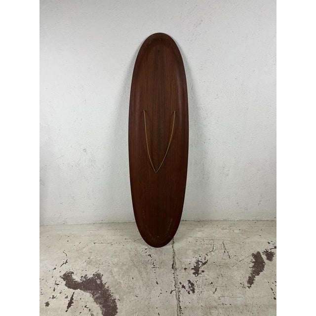 Italian-made oval-shaped teak wood mirror from the 1960s. The mirror has been carefully cleaned and is in excellent...