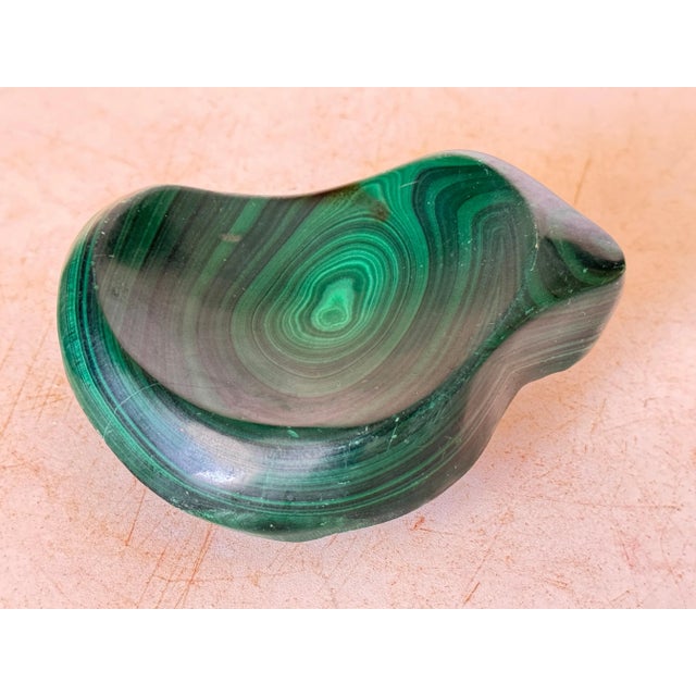 Small Malachite Ashtray, Africa, 20th Century For Sale - Image 5 of 7