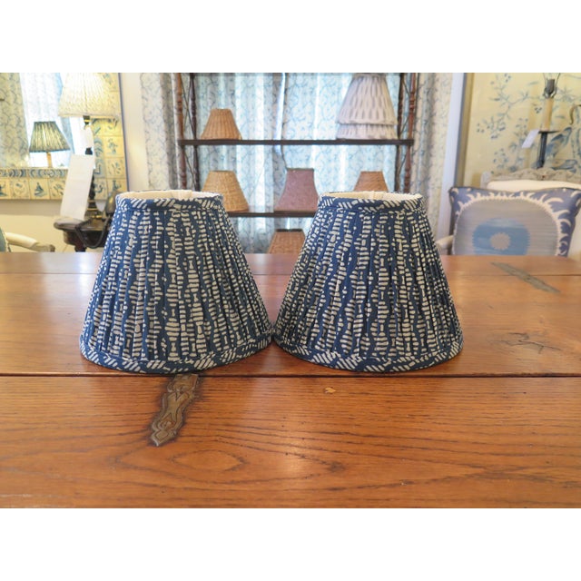 Custom Maison Maison Gathered Lampshades a Pair Chairish