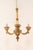 Gold Mid 20th Century French Gilt & Carved Column Chandelier For Sale - Image 8 of 9