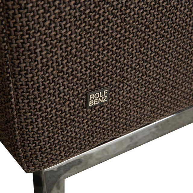 Ego Fabric Corner Sofa in Grey and Brown from Rolf Benz For Sale - Image 5 of 10