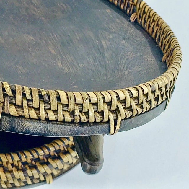 Mid-Century Asian Carved Wood Box For Sale - Image 9 of 10