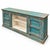 19th-C. Rustic Primitive Farmhouse Modern Painted Credenza / Cabinet / Sideboard For Sale - Image 9 of 10