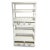 White lacquer Ming style Bookcase is good for filing and a number of storage. Great shelves with 4 Drawers for accessories...