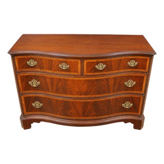 Nvin0617 Hickory Serpentine Dresser For Sale