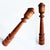 Offered is a tall hand-carved Walnut wood combination salt shaker and pepper mill grinder made in the mid 1950s to mid...