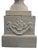 1930s 1930s Pair of Neoclassical Cast Iron Ruffle-Edge Garden Urns on Pedestals For Sale - Image 5 of 8