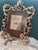Late 19th Century Antique Mirror Glass. Antique Ornate Brass Vanity Mirror With Scrolling Acanthus Leaf Frame. For Sale - Image 5 of 8