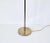 1950s Scandinavian Floor Lamp in Brass with Pleated Shade, 1950s For Sale - Image 5 of 12