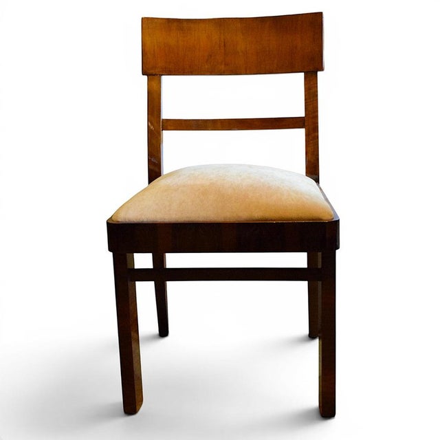 20th Century Art Deco Chairs, 1930s, Set of 4 For Sale - Image 4 of 9