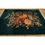 Art Deco 1920s Army Green Floral Medallion Haute Modern Knotted Wool Antique Chinese Art Deco Rug For Sale - Image 3 of 6