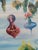This vibrant original oil painting on board by renowned Haitian artist Pierre Dimanche depicts a surreal, dreamlike...