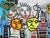 Modern Paul Kostabi, Family Portrait in NY, Giclee Print For Sale - Image 3 of 7