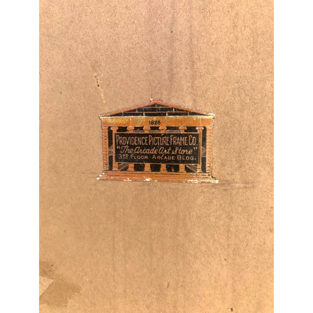 Pair of Vintage Early 20th Century Chinese Silk Embroidery of Birds With Flowers Framed on Painted Bamboo For Sale - Image 9 of 12