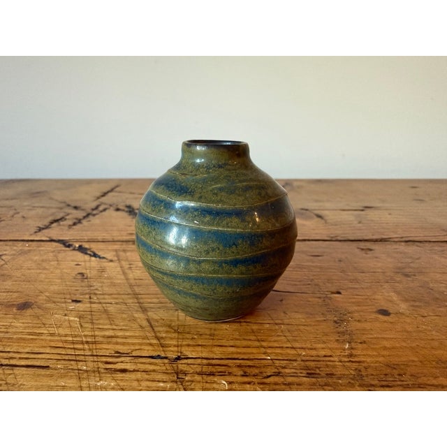 Vintage Mini Studio Pottery Vase by Richey Bellinger, a noted Oregon Potter. I love this charming tiny vase and admire the...