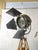 Model 612 The Sputnik Movie Spotlight on Wooden 101 Ama Tripod Floor Lamp by Mole Richardson, 1950s For Sale - Image 14 of 18