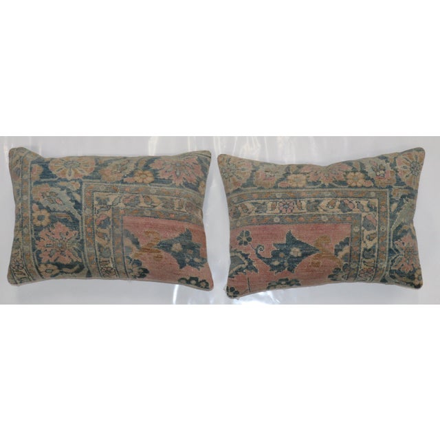Persian Pair of Persian Rug Pillows For Sale - Image 3 of 6
