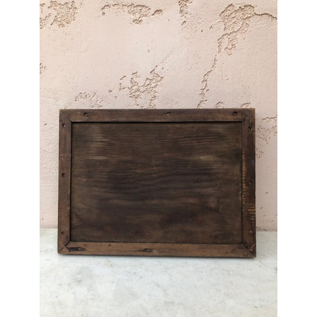 Brown 19th Century Majolica Serving Tray With Birds Sarreguemines For Sale - Image 8 of 9