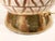 White 1960s Mid-Century Modern Geometric Mosaic Gilt Ceramic Table Lamp For Sale - Image 8 of 10
