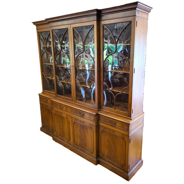 Fresh from local Westchester NY Estate, we have a pleasure to offer you this large Vintage 20th C American Mahogany Two...