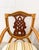 Set of 4 Coastal Palm Beach Style Bamboo and Mahogany Arm Chairs For Sale - Image 9 of 16
