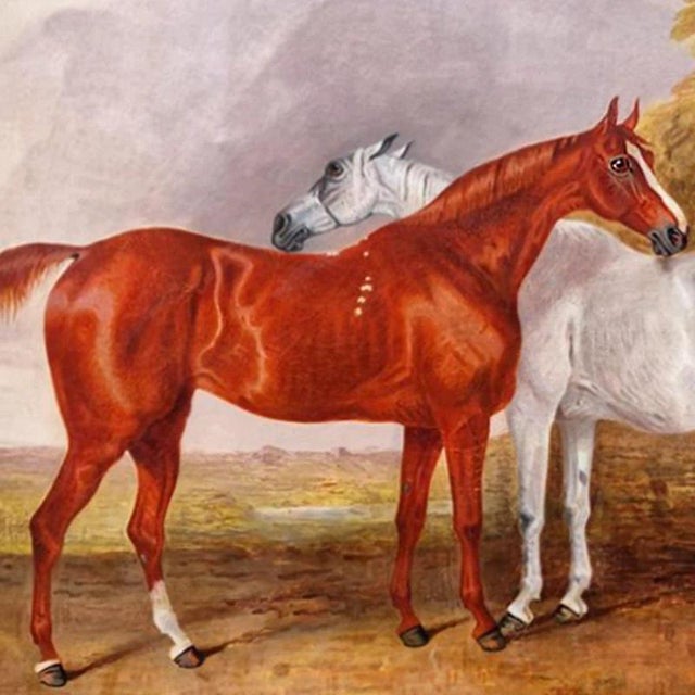 R.W. Folkard, Horses and Foal, 1834, Oil Painting on Canvas For Sale - Image 6 of 9
