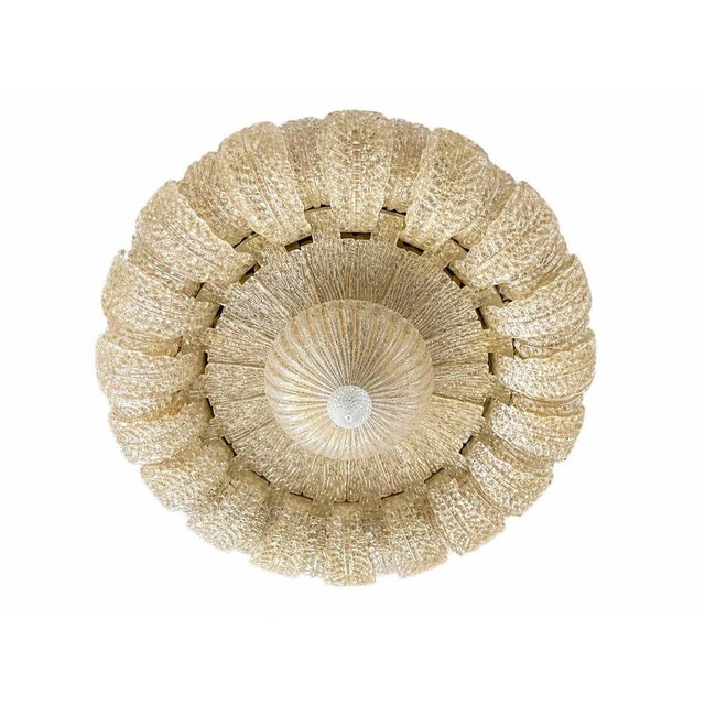 Monumental Murano Glass Flush Mount from Barovier & Toso, 1980s For Sale - Image 12 of 18