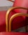 Wood Vintage Italian Armchairs in Red Leather, 1950s, Set of 2 For Sale - Image 7 of 17