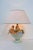 Cream Large Hollywood Regency Table Lamp, Parrot and Fruit Design, Italy 1990s For Sale - Image 8 of 11