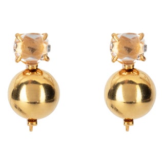 Nicky Studs, Gold, Pierced For Sale
