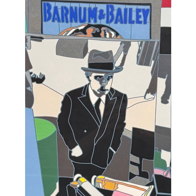 Pop Art Ugo Nespolo B. 1941: The Spectacle of Barnum and Bailey, a Serigraph For Sale - Image 3 of 13