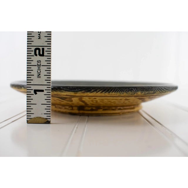 Horse Themed Handmade Stoneware Plate by Morris Pottery For Sale - Image 11 of 12