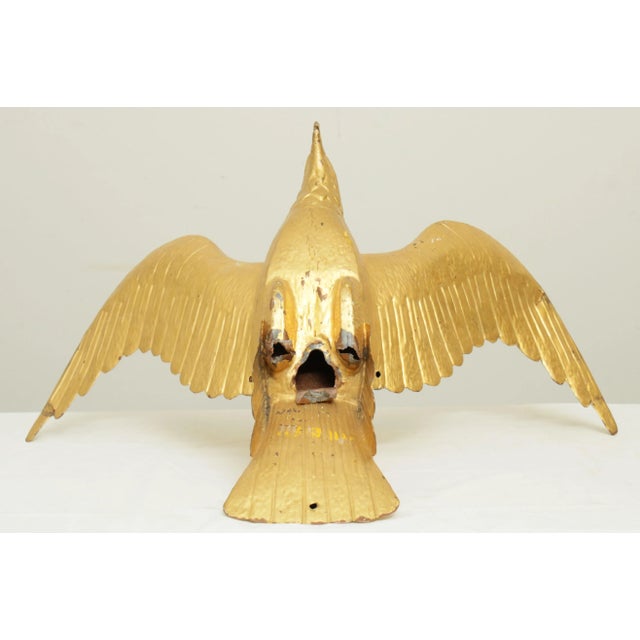 Metal Early 20th Century Cast Metal Eagle For Sale - Image 7 of 13
