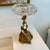 Cast Gilded Age Lady Statue Crystal Ashtray For Sale - Image 10 of 12