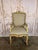 Set of 14 French Louis XV Style Gilt Dining Chairs With Linen Upholstery For Sale - Image 9 of 18
