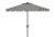 Not Yet Made - Made To Order Outdoor Venice 11ft Round Crank Umbrella - Grey For Sale - Image 5 of 5
